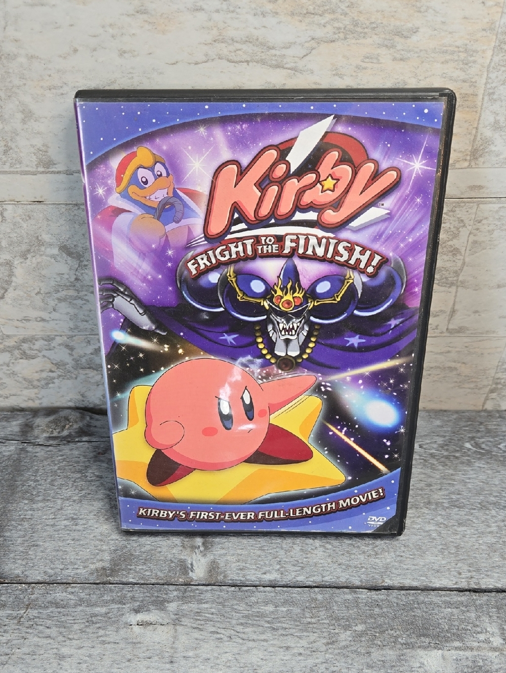 Kirby: Fright to the Finish! DVD Movie Purple & Pink Cover Great Condition
